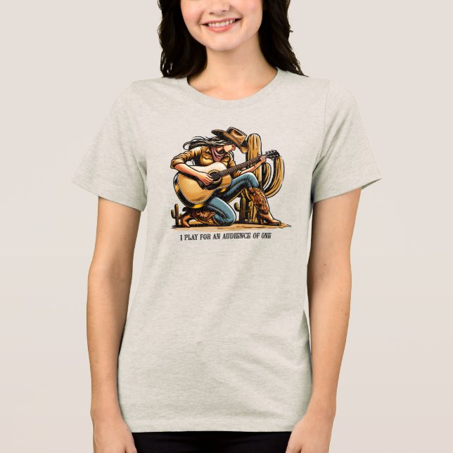 Jag spelar för en publik t shirt (Framsida)