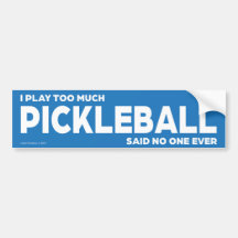 Jag spelar för mycket Pickleball