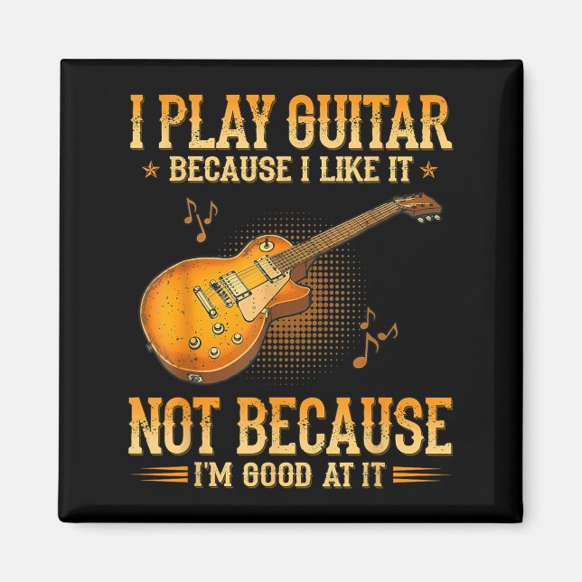 Jag spelar gitarr eftersom jag gillar det inte för magnet (Framsidan)