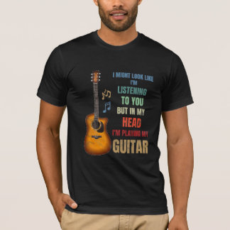 Jag spelar gitarr i mitt huvud-gåva t shirt