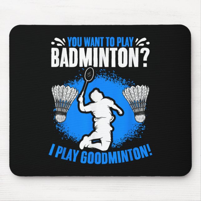 Jag spelar Goodminton racket shuttle hobby badmint Musmatta (Framsidan)