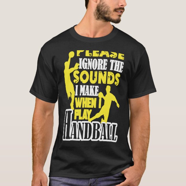 Jag spelar handboll t shirt (Framsida)
