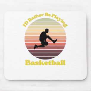 Jag spelar hellre basket musmatta