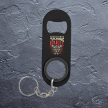 Jag spelar hellre Darts Keychain Flaska-öppnare