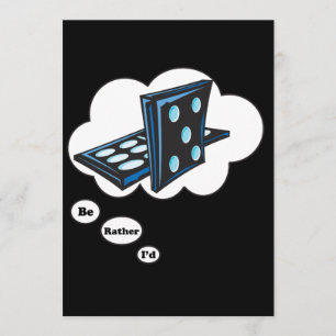 Jag spelar hellre Dominos 2 Inbjudningar