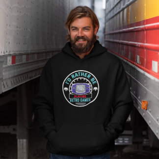 Jag spelar hellre handhållna Retro-spel Hoodie