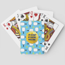 Jag spelar hellre Pickleball Paddles Baby blue