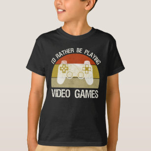 Jag spelar hellre videospel t shirt