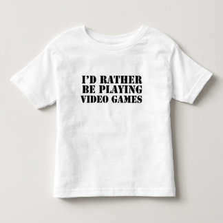 Jag spelar hellre videospel tröja