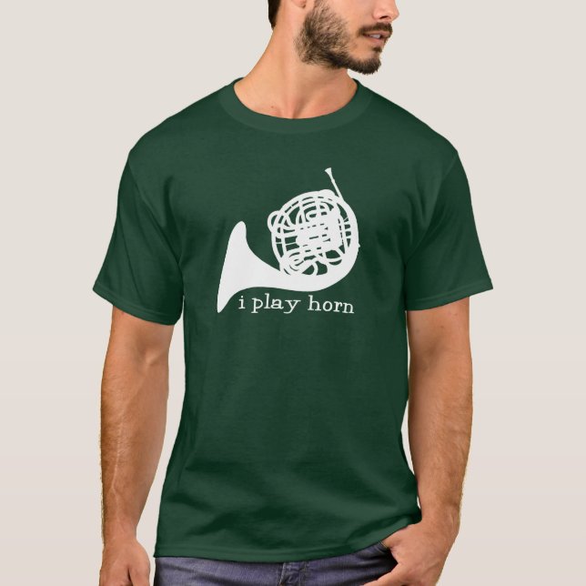 Jag spelar Horn T Shirt (Framsida)