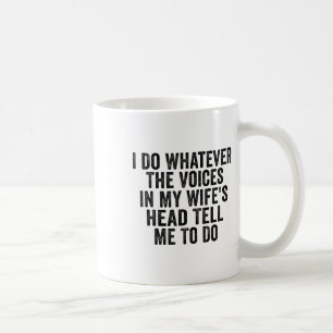 Jag Spelar ingen roll rösterna i min änka. Kaffemugg