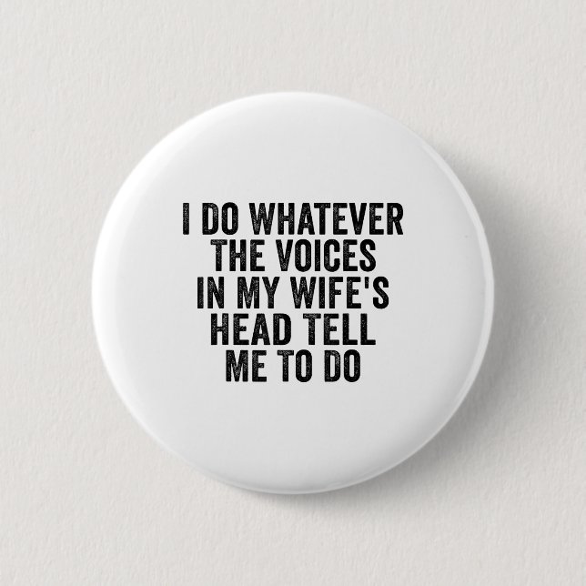 Jag Spelar ingen roll rösterna i min änka. Knapp (Framsida)