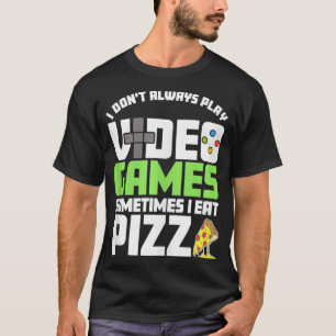 Jag spelar inte alltid videospel på ett roligt sät t shirt
