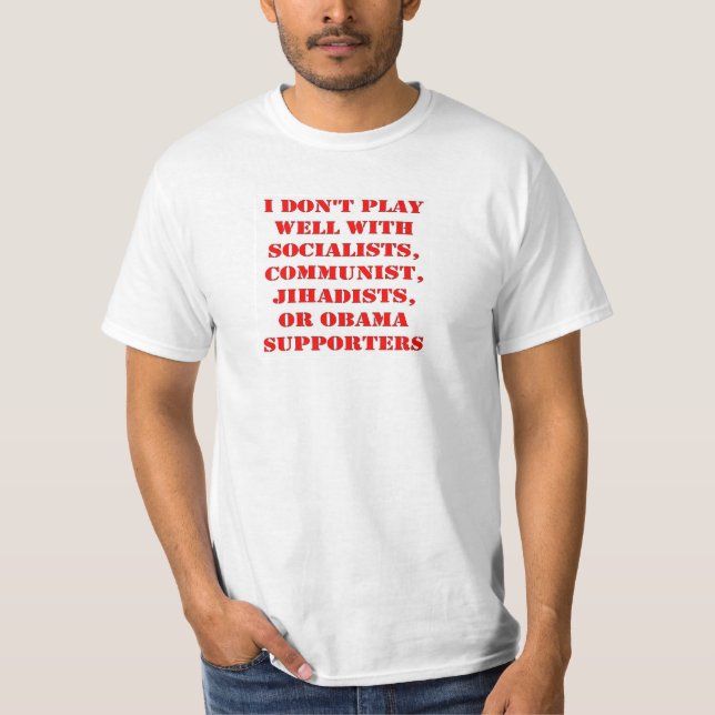 JAG SPELAR INTE BRA MED T-SHIRT (Framsida)