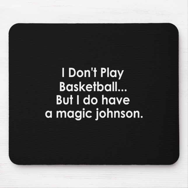 Jag spelar inte Sketll men jag har en Magic Johnso Musmatta (Framsidan)