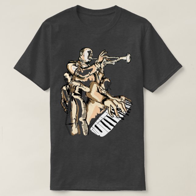Jag spelar jazzmusik t shirt (Design framsida)