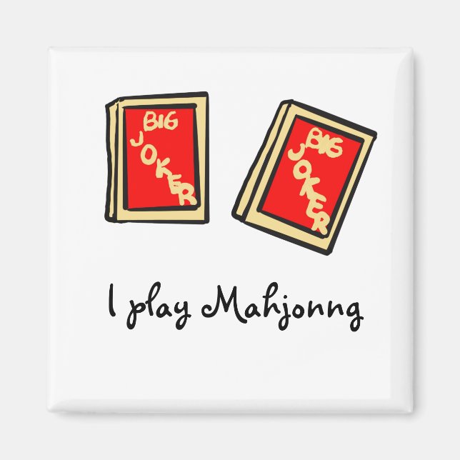 Jag spelar Mahjong Magnet (Framsidan)