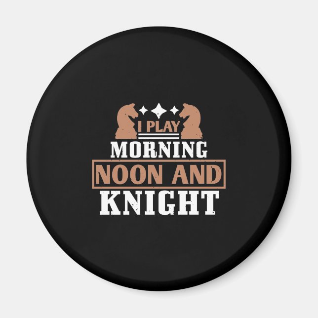Jag spelar morgon Non och Knight Magnet (Framsidan)