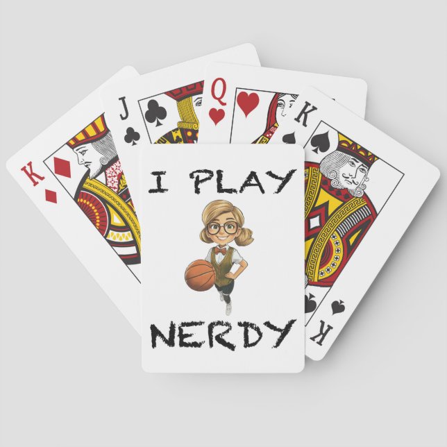 Jag spelar Nerdy Casinokort (Baksidan)