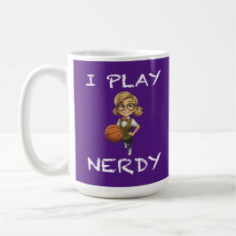 Jag spelar Nerdy Kaffemugg
