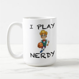 Jag spelar Nerdy Kaffemugg
