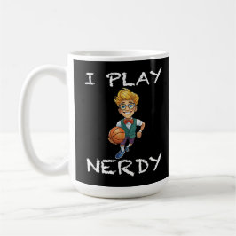 Jag spelar Nerdy Kaffemugg