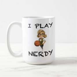 Jag spelar Nerdy Kaffemugg
