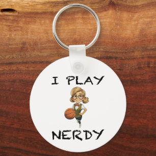 Jag spelar Nerdy Nyckelring