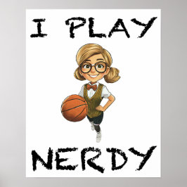Jag spelar Nerdy Poster