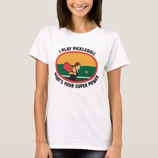 JAG SPELAR PICKLEBALL T SHIRT (Framsida)