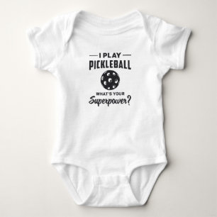 Jag spelar Pickleball, vad är din supermakts Boll T Shirt