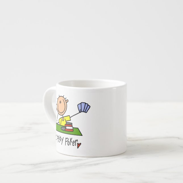 Jag Spelar Poker Espressomugg (Framsida vänster)