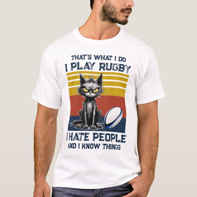 Jag spelar Rugby T-Shirt (Framsida)