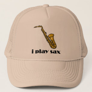 Jag spelar Sax Truckerkeps
