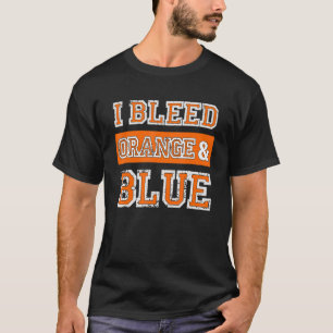 Jag spelar spel i teamet för blått och Orange-spor T Shirt