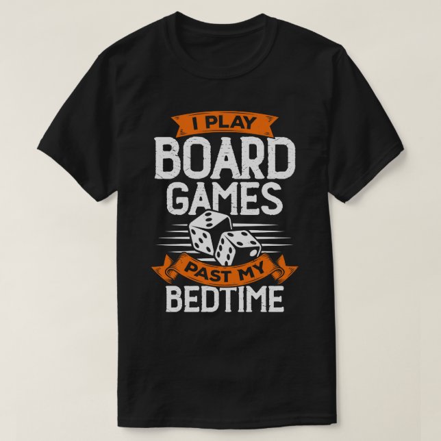 Jag spelar styrelsesespel tidigare Min Bedtime T Shirt (Design framsida)