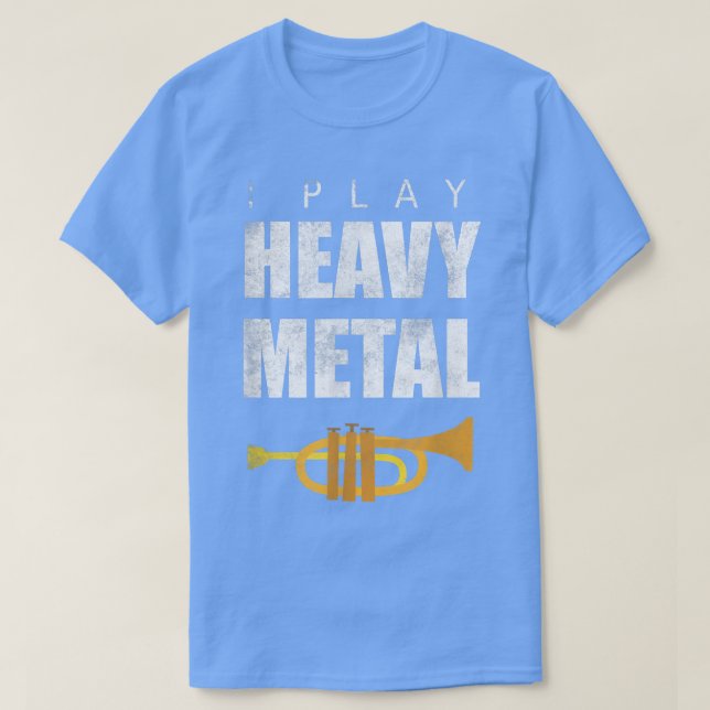 Jag spelar tungt Metall-nyj T Hard Rock musik Gift T Shirt (Design framsida)