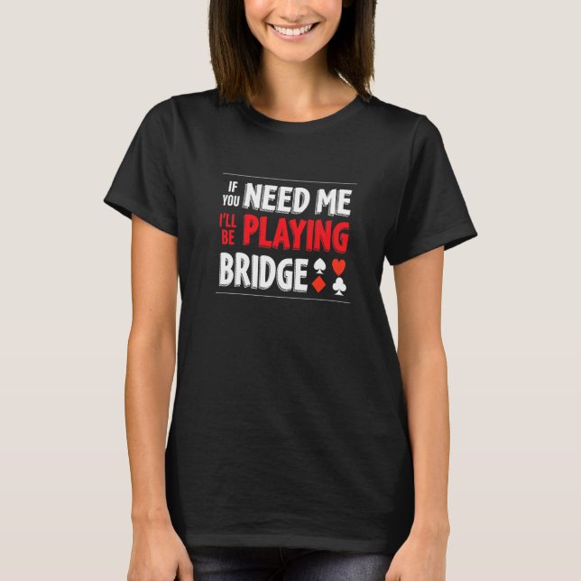 Jag spelar upp kontrakts brygga dubblett t shirt (Framsida)
