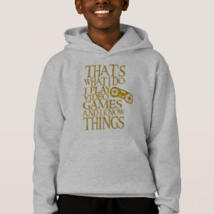 Jag spelar videospel och jag känner Sak T Shirt