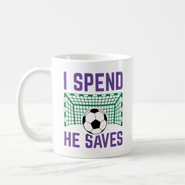 Jag spenderar hans sparkar kaffemugg (Vänster)