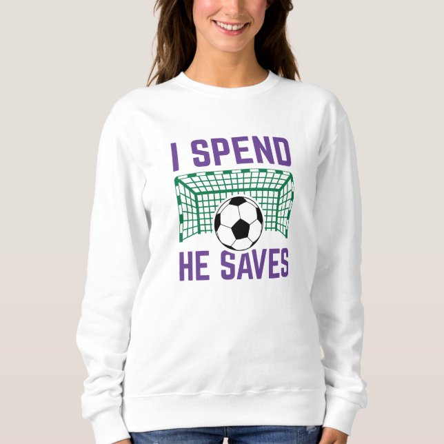 Jag spenderar hans sparkar t shirt (Framsida)