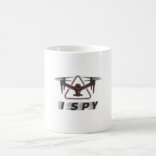Jag spionerar för drakoniloter och Drone Älskare Kaffemugg
