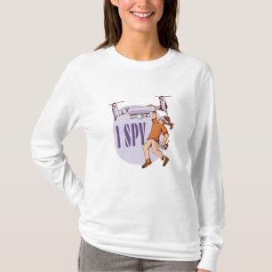 Jag spionerar för piloter och drakbarn t shirt
