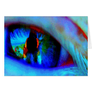 jag spionerar med mitt lite öga hälsningskort