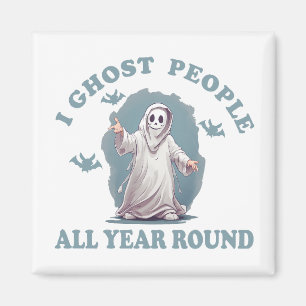 Jag spökfolk hela året i Halloween Magnet