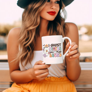 Jag spökfolk hela året runt i Halloween Kaffemugg