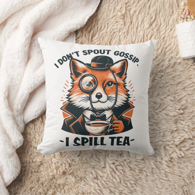 Jag spottar inte Gossip Kudde (Filt)