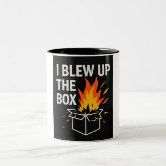 Jag sprängde lådan kaffe mugg