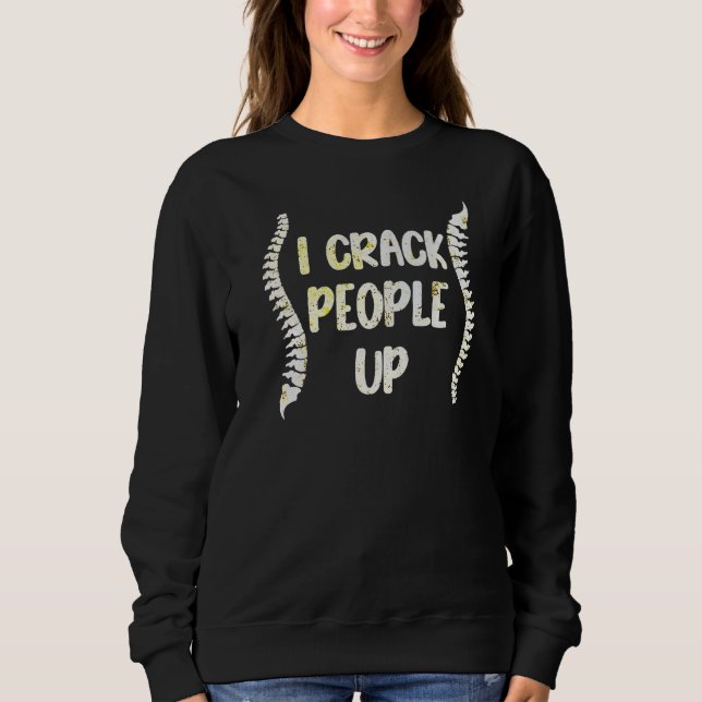 Jag spränger folk upp Chiropractor Spine Physiothe T Shirt (Framsida)