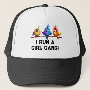 Jag springa ett flickgäng keps